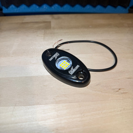 9 Led pure white rock light