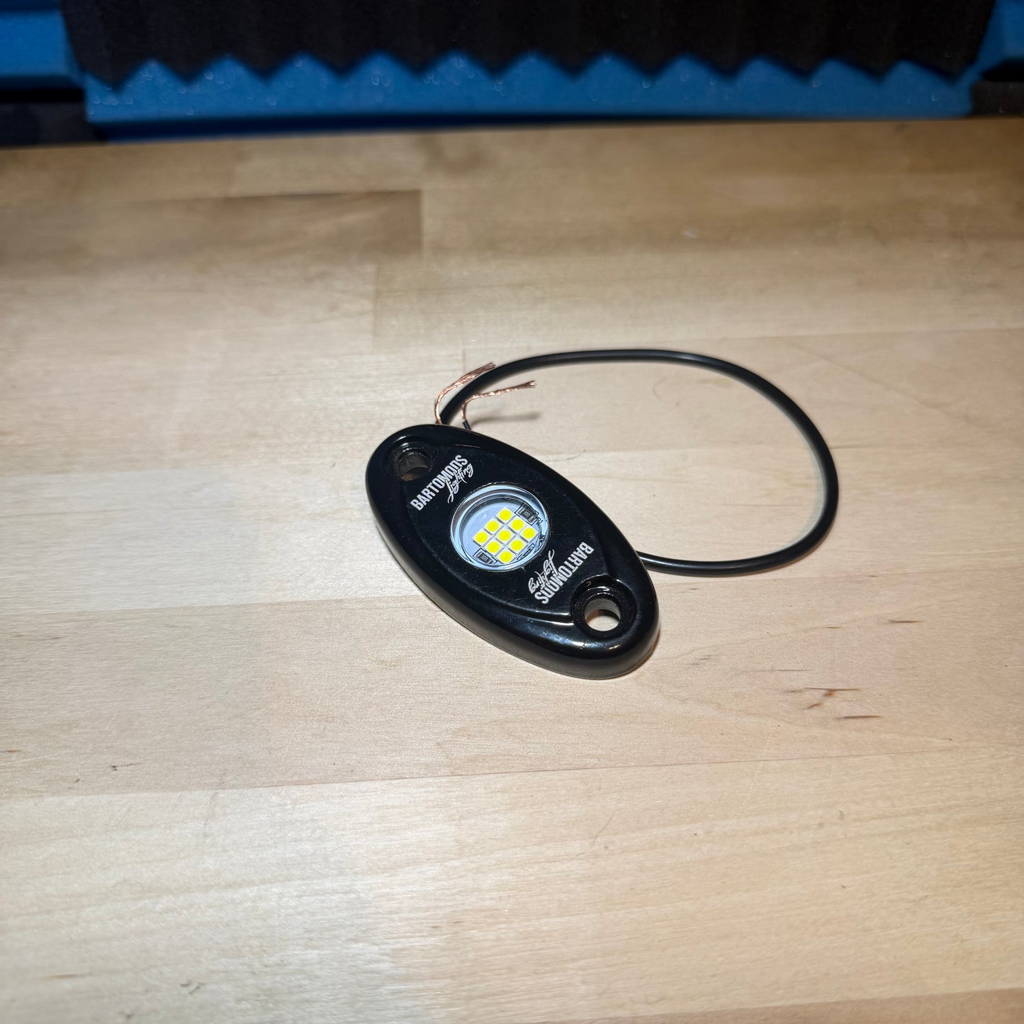 9 Led pure white rock light