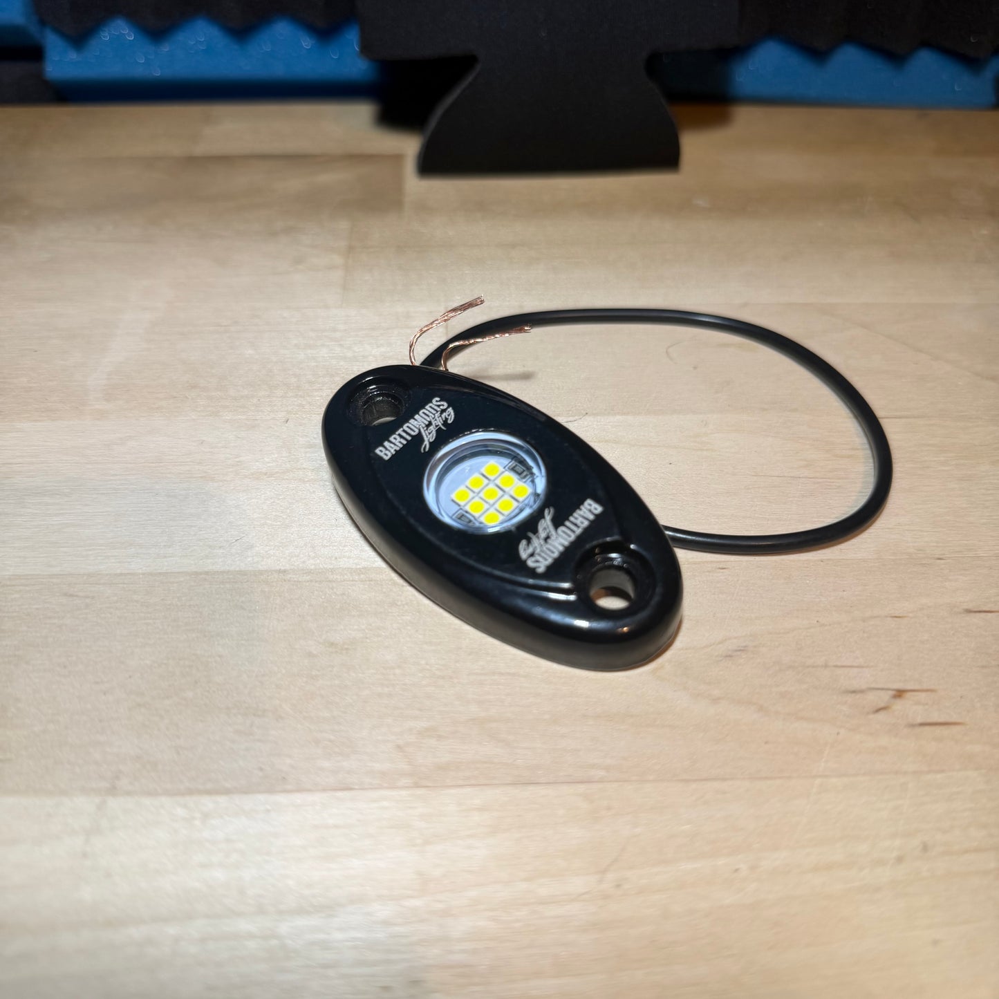 9 Led pure white rock light