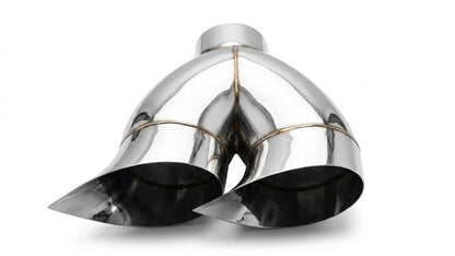 Dual Tear Drop Exhaust Tip